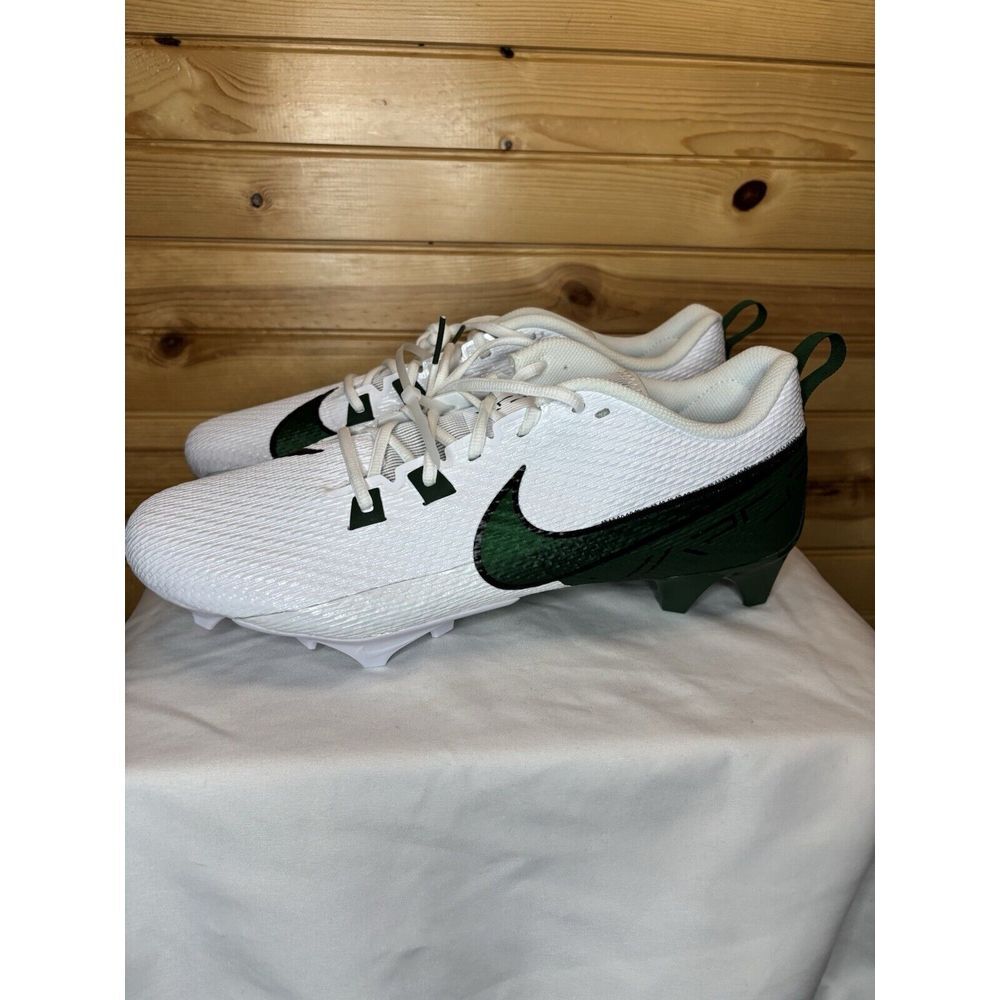 Nike Vapor‎ Edge Speed 360 2 Men's 14 White Green Football Cleats FQ4045-101 New